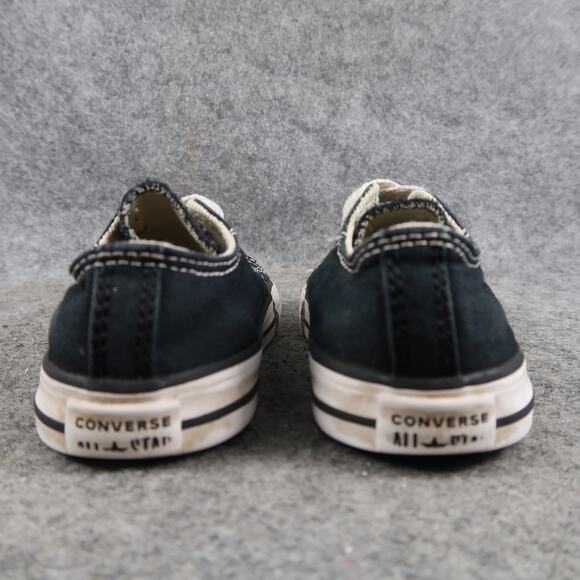 Converse Shoes Infant 7 Sneakers Casual All Star Chuck Taylor Canvas Black White - Picture 5 of 12
